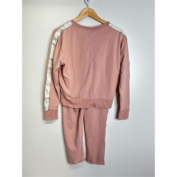 Champion Sweater‎ Womens Small Sweatshirt & Pants Pink/White - Picture 2 of 6